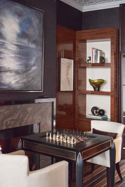  Transitional Family Home Bar and Game Room. Period Town House by Janine Stone & Co.
