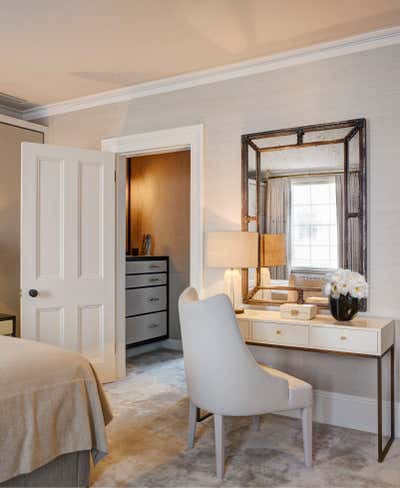  Transitional Family Home Bedroom. Period Town House by Janine Stone & Co.