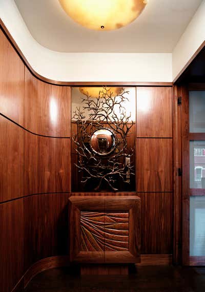  Contemporary Organic Entry and Hall. Soho Loft by de la Torre design studio llc.
