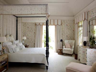  English Country Bedroom. Florida Home  by Tom Scheerer Inc..