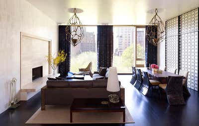  Contemporary Apartment Open Plan. Gramercy Park by de la Torre design studio llc.