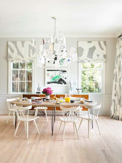  Contemporary Eclectic Vacation Home Dining Room. Flyway Drive by Angie Hranowsky.