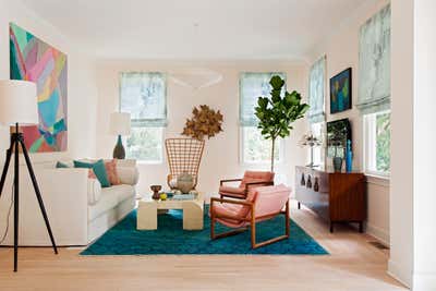  Contemporary Vacation Home Living Room. Flyway Drive by Angie Hranowsky.