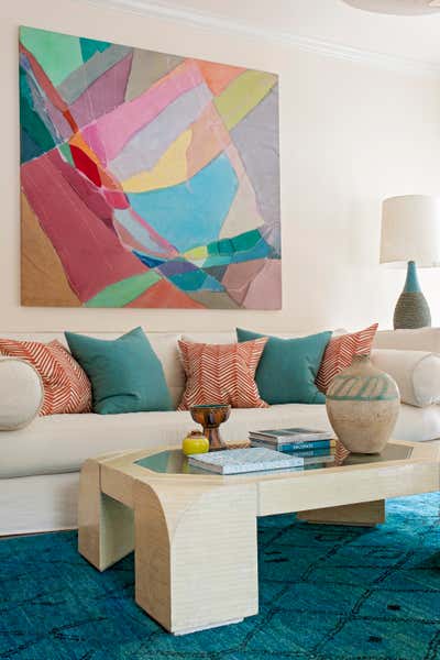  Eclectic Vacation Home Living Room. Flyway Drive by Angie Hranowsky.