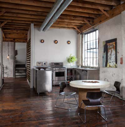  Industrial Kitchen. CHARCOAL FACTORY by Michael Del Piero Good Design.