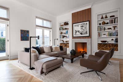  Mid-Century Modern Family Home Living Room. LINCOLN PARK MODERNE by Michael Del Piero Good Design.