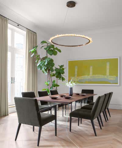 Mid-Century Modern Family Home Dining Room. LINCOLN PARK MODERNE by Michael Del Piero Good Design.