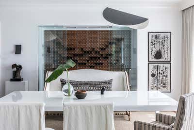  Eclectic Family Home Dining Room. SHOWHOUSE by Michael Del Piero Good Design.