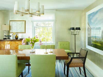  Transitional Vacation Home Dining Room. Nantucket Residence by Gary McBournie Inc..