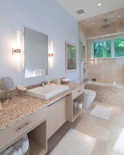  Modern Vacation Home Bathroom. The Glass House by Santopietro Interiors.