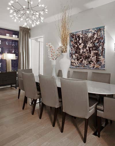  Contemporary Apartment Dining Room. The Charles by Santopietro Interiors.