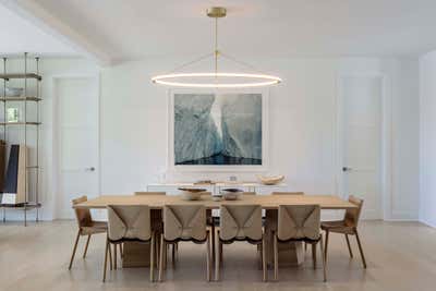  Coastal Family Home Dining Room. Water Mill House by DHD Architecture & Interior Design.