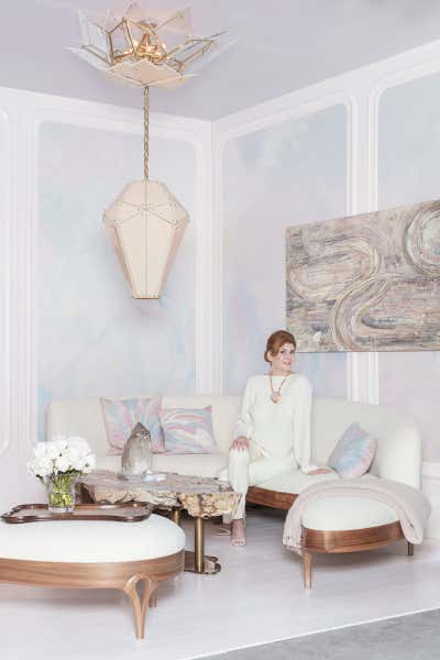  Art Nouveau Mixed Use Living Room. atmosphere by Amy Lau by Amy Lau Design.