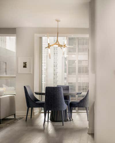  Contemporary Apartment Dining Room. MOMA Tower Residence by DHD Architecture & Interior Design.