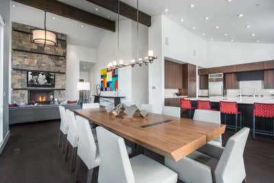  Contemporary Family Home Dining Room. Fairway Hills by Jaffa Group.