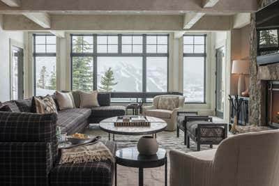  Rustic Vacation Home Living Room. The Rustic Zen Project by Cashmere Interior, LLC.