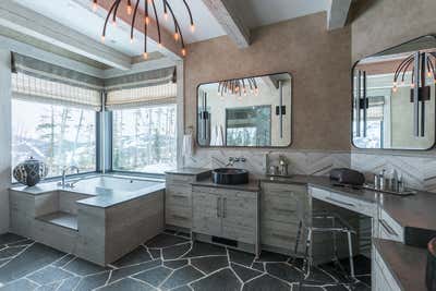  Eclectic Vacation Home Bathroom. The Rustic Zen Project by Cashmere Interior, LLC.