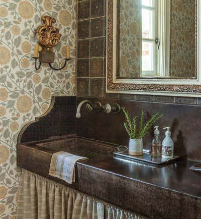  Mediterranean Family Home Bathroom. Bourgogne Modern by Cashmere Interior, LLC.