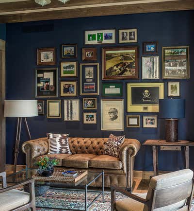  Rustic Family Home Office and Study. Bourgogne Modern by Cashmere Interior, LLC.