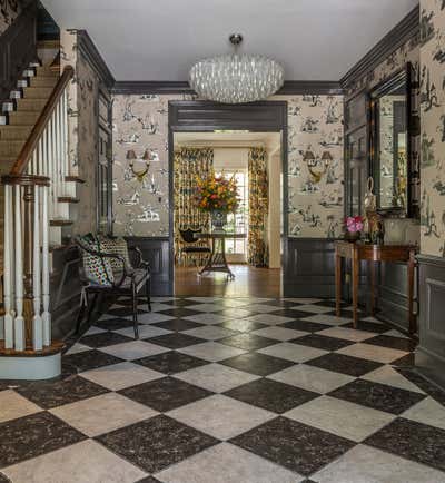  Traditional Family Home Entry and Hall. English Contemporary by Cashmere Interior, LLC.