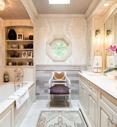  Eclectic Family Home Bathroom. English Contemporary by Cashmere Interior, LLC.