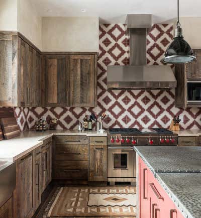  Rustic Vacation Home Kitchen. Viking View by Cashmere Interior, LLC.