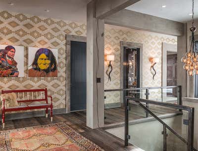  Eclectic Vacation Home Entry and Hall. Viking View by Cashmere Interior, LLC.