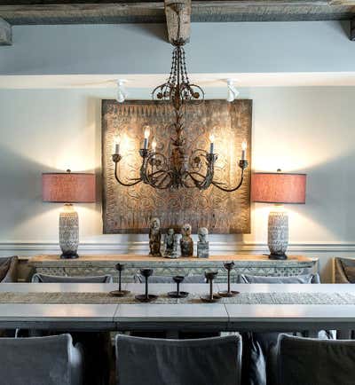  Eclectic Family Home Dining Room. Downtown Serenity by Cashmere Interior, LLC.