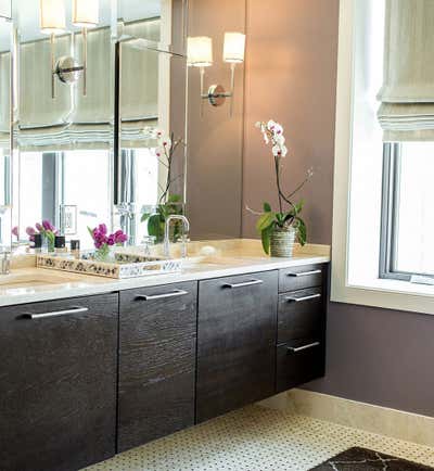  Eclectic Family Home Bathroom. Downtown Serenity by Cashmere Interior, LLC.