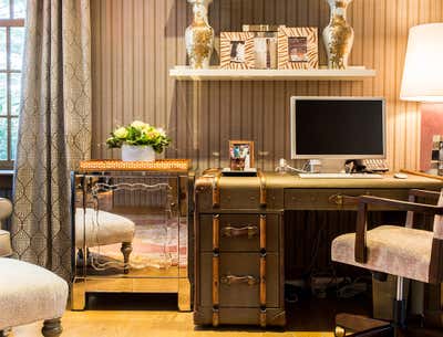  Transitional Family Home Office and Study. Country Chic by Cashmere Interior, LLC.