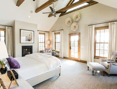  Farmhouse Transitional Family Home Bedroom. Country Chic by Cashmere Interior, LLC.