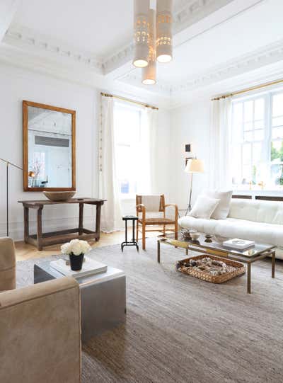  Organic Family Home Living Room. Greenwich Village by Jeremiah Brent Design.