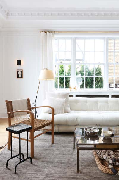 Organic Living Room. Greenwich Village by Jeremiah Brent Design.