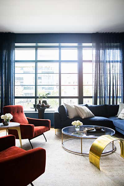  Eclectic Apartment Living Room. West Village by Jeremiah Brent Design.