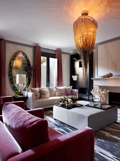  Hollywood Regency Apartment Living Room. Woollahra Residence by Poco Designs.