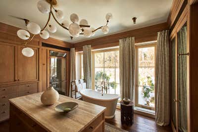  Rustic Vacation Home Bathroom. New Colonial Saltbox by Michael S. Smith Inc..
