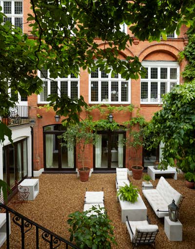  Industrial Patio and Deck. Enlightened London by Michael S. Smith Inc..