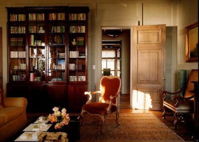  Traditional Family Home Office and Study. Palladium Villa by Michael S. Smith Inc..