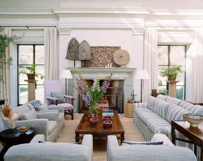  Traditional Family Home Living Room. Palladium Villa by Michael S. Smith Inc..