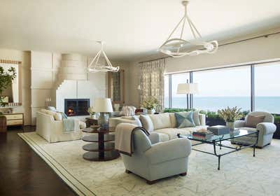  Coastal Beach House Living Room. Pacific Chic by Michael S. Smith Inc..