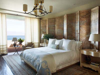  Beach Style Coastal Beach House Bedroom. Pacific Chic by Michael S. Smith Inc..