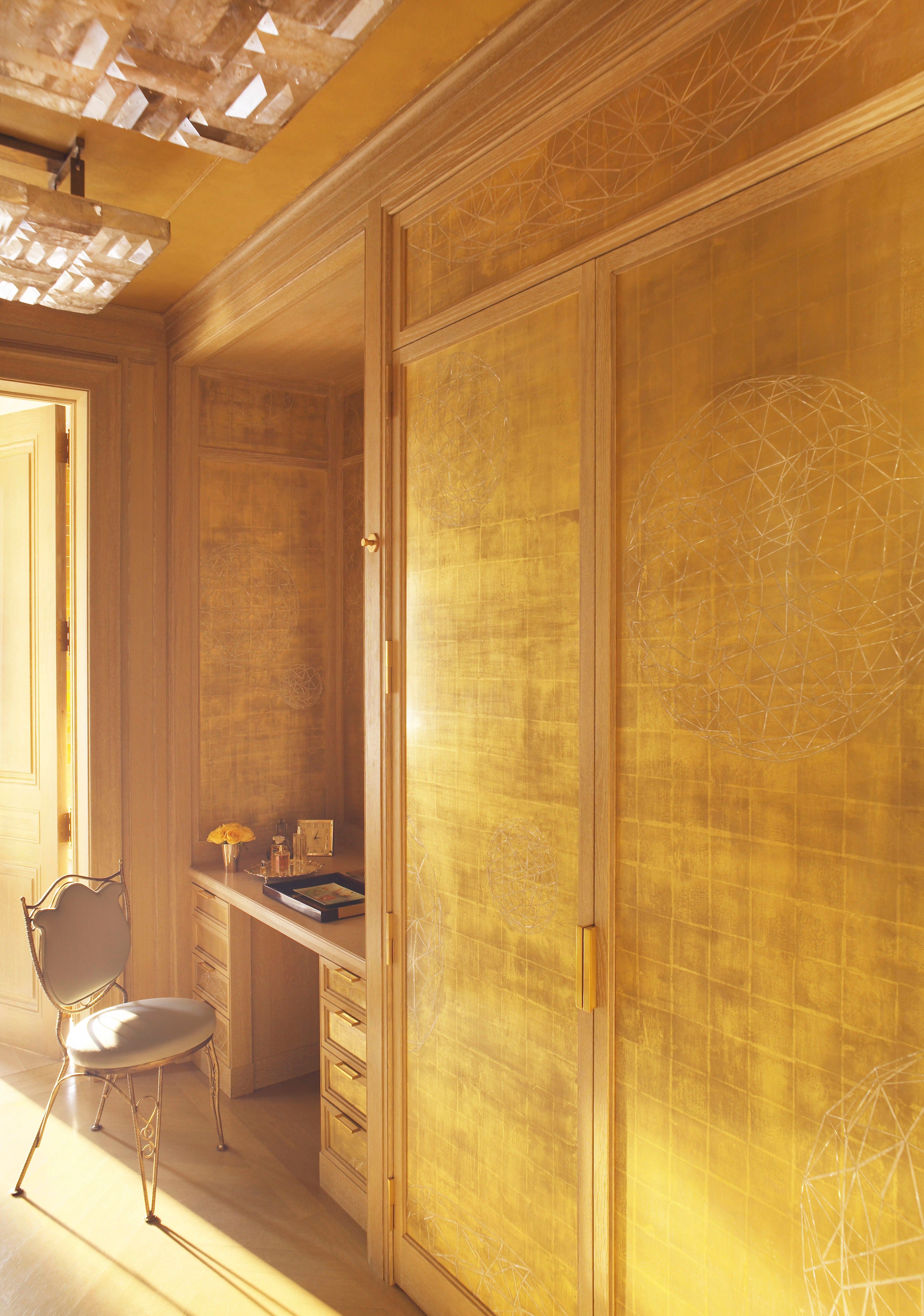 Eclectic Storage Room and Closet