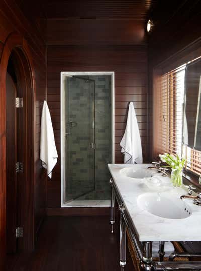  Transitional Family Home Bathroom. Boathouse Deco by Michael S. Smith Inc..