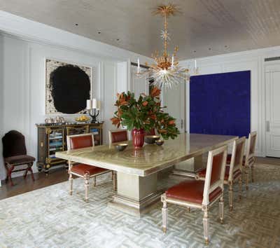  Transitional Apartment Dining Room. Park Avenue Update by Michael S. Smith Inc..