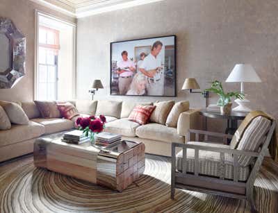  Transitional Apartment Living Room. Park Avenue Update by Michael S. Smith Inc..