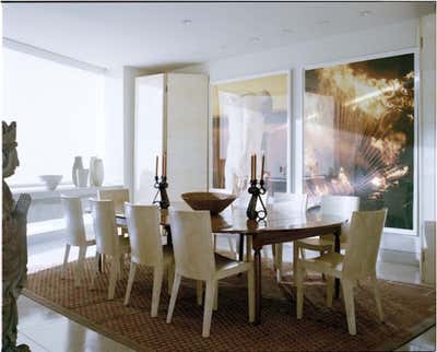  Transitional Family Home Dining Room. Holmby Hills by Michael S. Smith Inc..