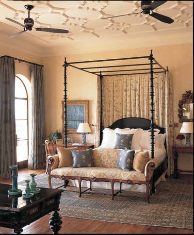  Moroccan Transitional Family Home Bedroom. Costal Haven  by Michael S. Smith Inc..