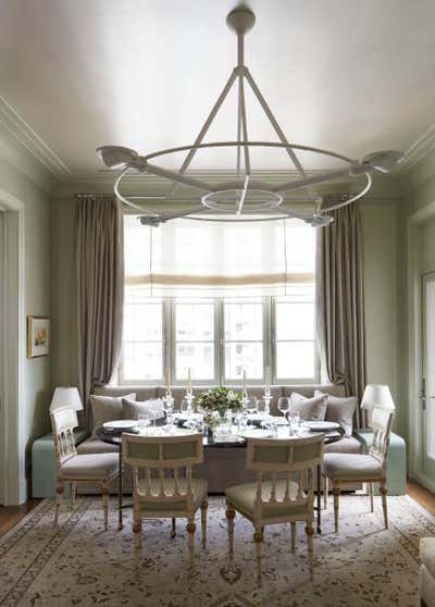 French Family Home Dining Room. Jazz Age Revival by Michael S. Smith Inc..