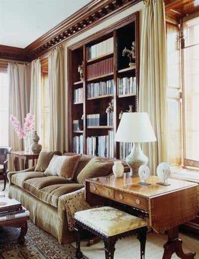  Traditional Apartment Living Room. Townhouse by Michael S. Smith Inc..