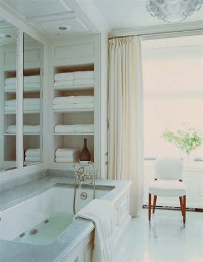  Minimalist Apartment Bathroom. Townhouse by Michael S. Smith Inc..